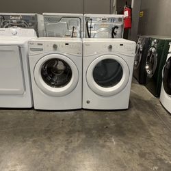WHIRLPOOL XL CAPACITY WASHER DRYER ELECTRIC SET 