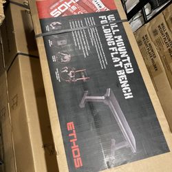 Brand New ETHOS Wall Mounted Folding Flat Bench