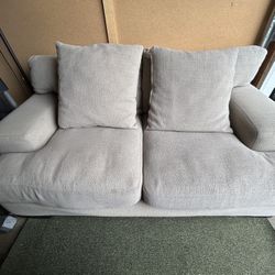 Small Tan Couch 