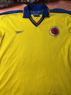 Vintage/ Authentic Reebok Colombia 1998 National Soccer Jersey