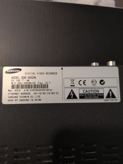 Samsung video security camera system