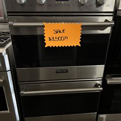 Viking Stainless Steel Double Oven 