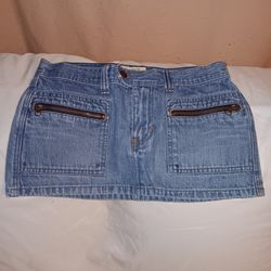 A&F Jean Skirt