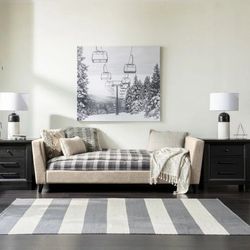 Beige  Fabric Twin Daybed (New In A Box)