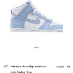 Girls High Top  NIKES  SIZE 6,5  $25