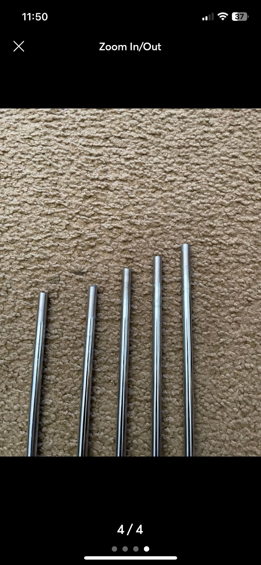True Temper Elevate MPH 95 Stiff Flex Iron Steel Shaft