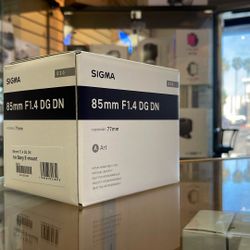 Sigma 85mm F1.4 For Sony E
