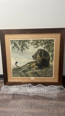 Lion print by IH Farnsworth