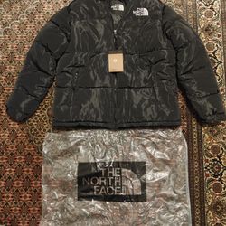 North Face Puffer Jacket Black (No Hood)