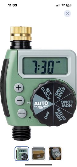 “New”Orbit single hose faucet timer