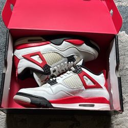 Jordan 4 Red Cements