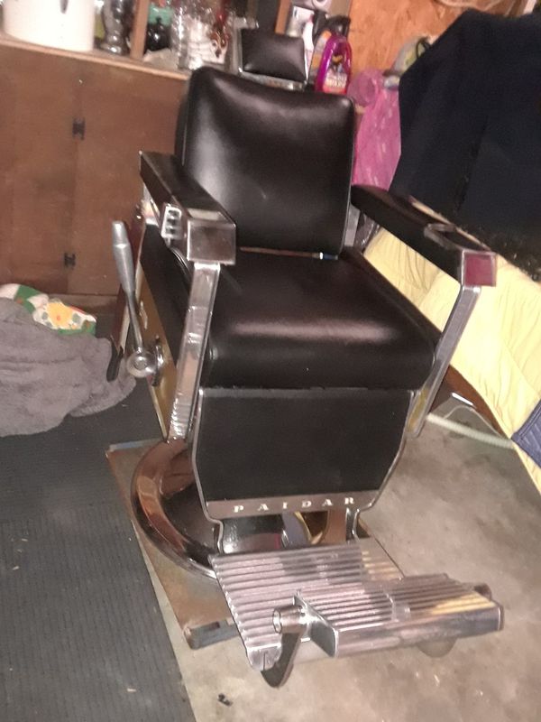 1961 Emil J Paidar Barber Chair Works Perfectly For Sale In South