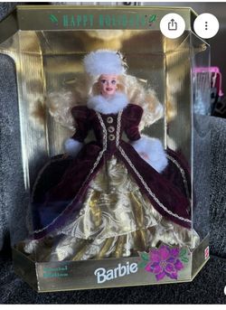 Mattel 1996 Happy Holiday Barbie Doll Special Edition