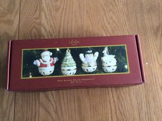 Lenox Mini Sleigh Bells Ornaments (4)