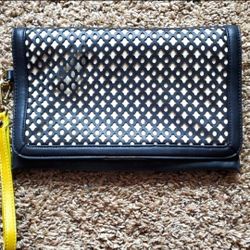 Big Buddha black flat purse