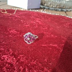 Pink Saphire Ring