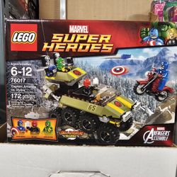 Lego Marvel Super Heroes Captain America Vs. Hydra (76017) Retired New Sealed