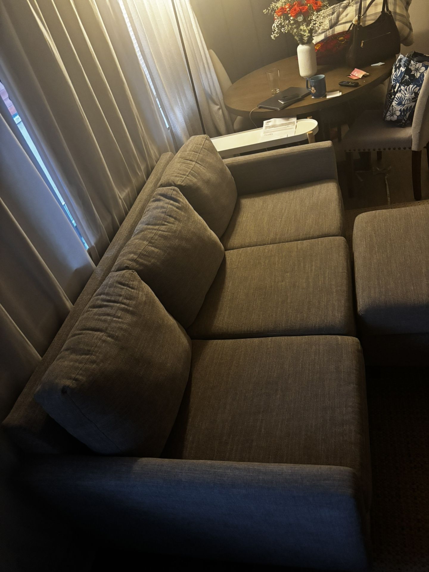 Couch With Ottoman