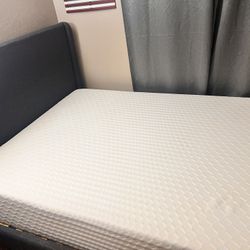 Mattress 12inch +  Bed Frame 