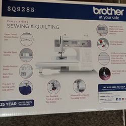 NEW Brother SQ9285 Computerized Sewing and Quilting Machine
