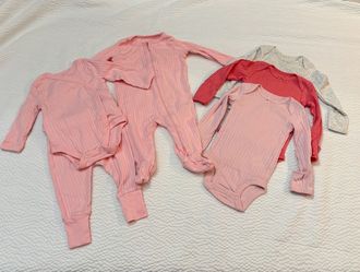 6-Piece New Baby Clothes Bundle (0-3)