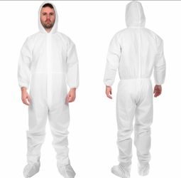 10 Pack NEW Medium SUK-05 Protective Disposable Coverall Suits