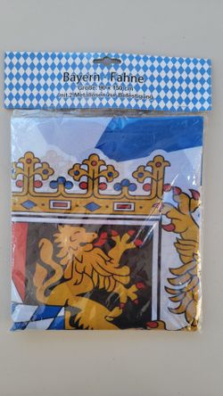 Bavarian Flag – 3' x 5' (90 x 150 cm) – Perfect for Oktoberfest! 🇩🇪🍻