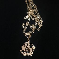 #1 Mom Charm With Chain