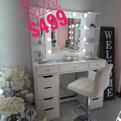 NEW VANITY TO DO YOUR MAKEUP  