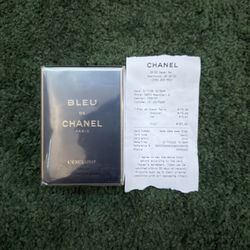Bleu De Chanel (Comes with Receipt) OBO