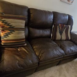 LEATHER SOFA 