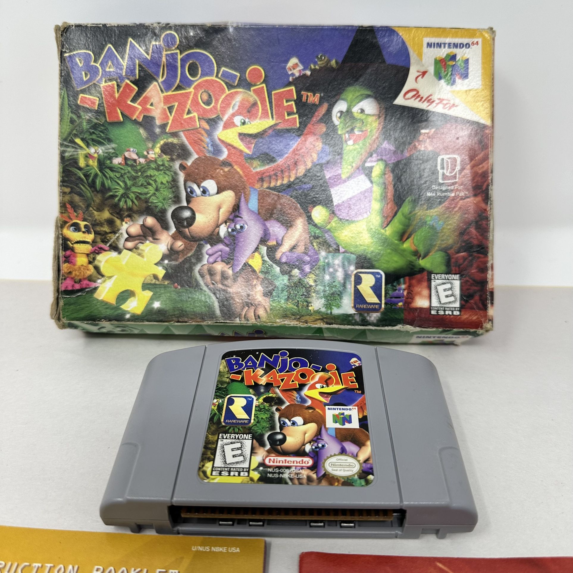 Banjo Kazooie (Nintendo 64) N64 Authentic, Tested - Main Image