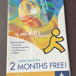AOL America Online 9.0 Internet CD Disc 