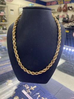10kt Gold Rope Chain
