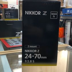 Nikkor Lens Z 24-70mm F/2.8 S