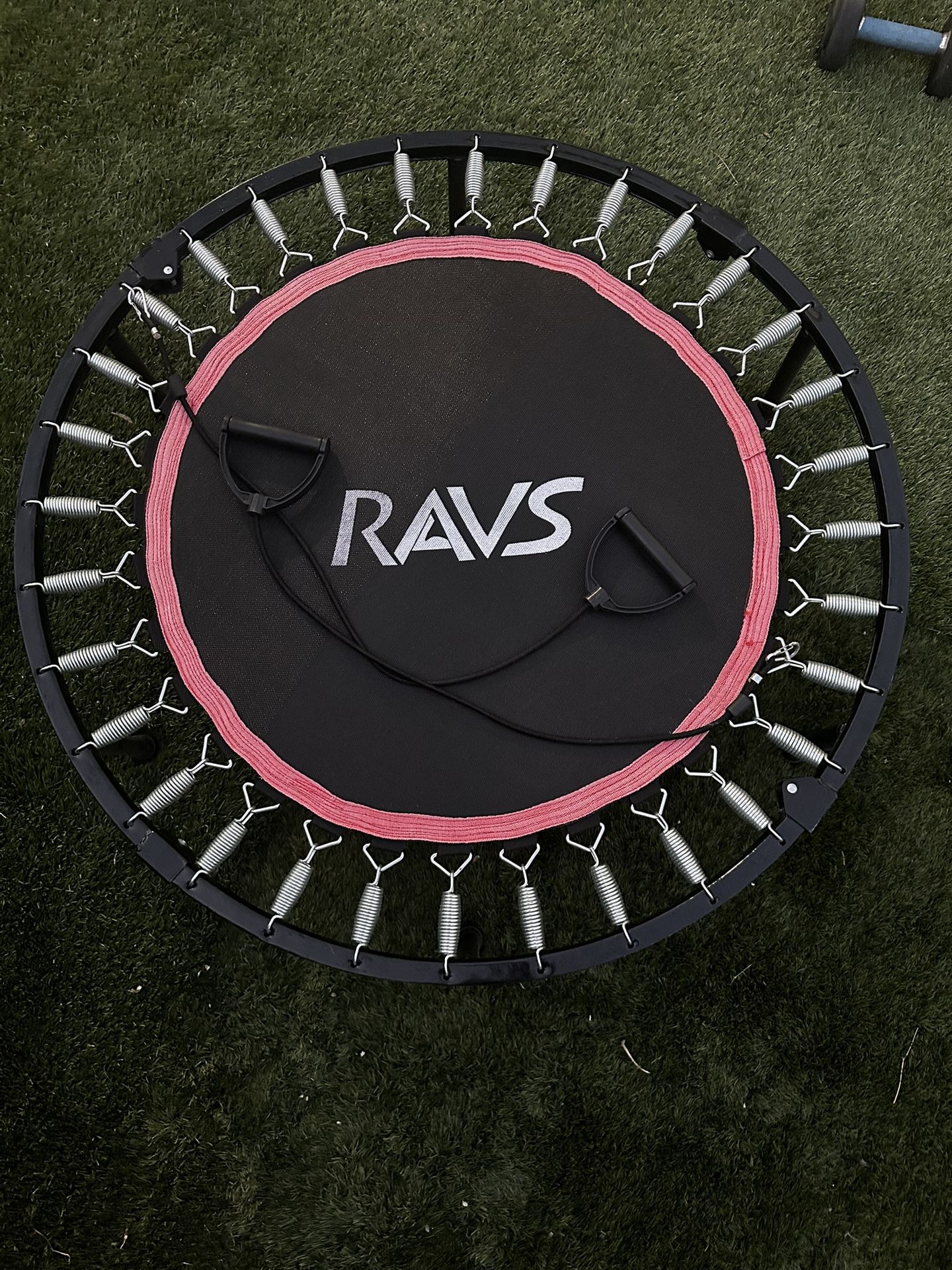 🔥 RAVS Mini Fitness Trampoline with Resistance Bands – Great Condition! 🔥