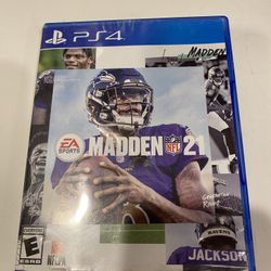 Madden NFL 21 PS4 Game