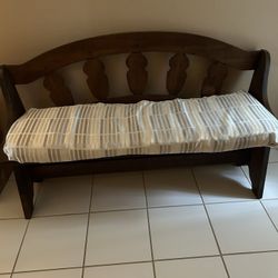 Bench With Cushion 