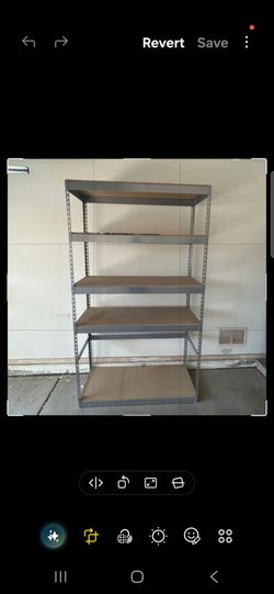 GARAGE SHELVING, SEE DESCRIPTION