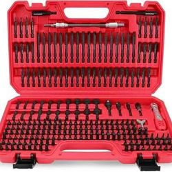 232-Piece Ultimate Screwdriver Bit Set, Cr-V Impact Driver Bit Set Includes Security Bits,Nut Driver, Ratchet Wrench and Bits Holder