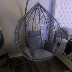 Gray Egg Chair