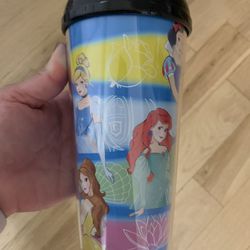 Disney Princesses Travel Coffee Cup Ariel, Cinderella, Snow White & Belle