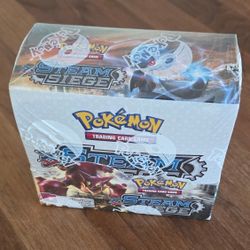 Mint Pokemon Steam Siege Booster Box- Price Is Going Up Great Investment.