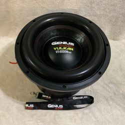 Display Model 12” Genius Audio 6000w Vulkan Xtreme Competition Grade Car Subwoofer  