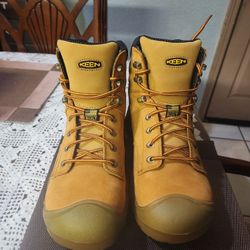 KEEN WORK BOOTS SIZE 10 MEN'S 