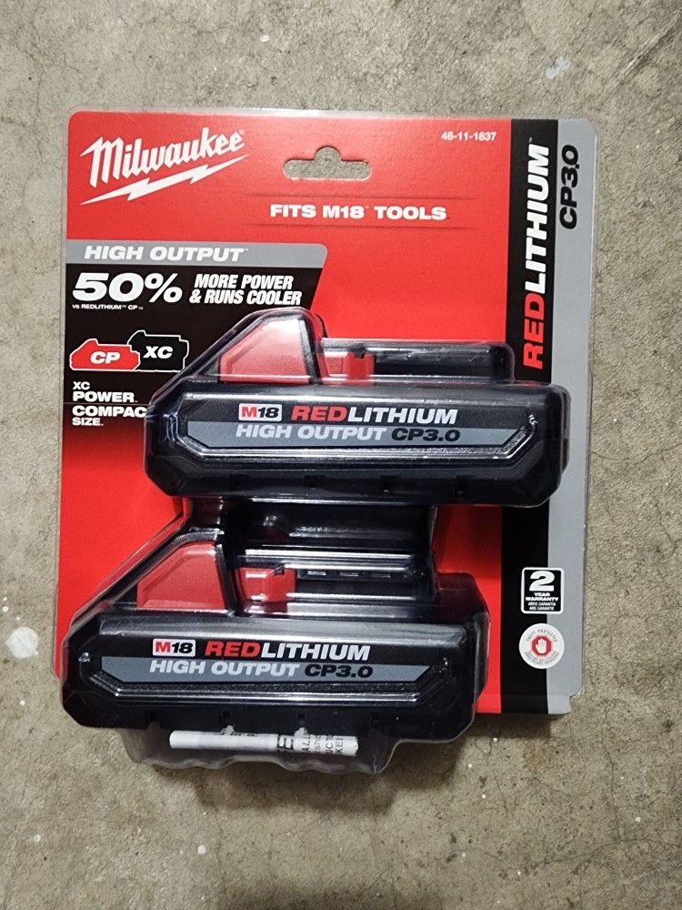 Milwaukee M18 Batteries