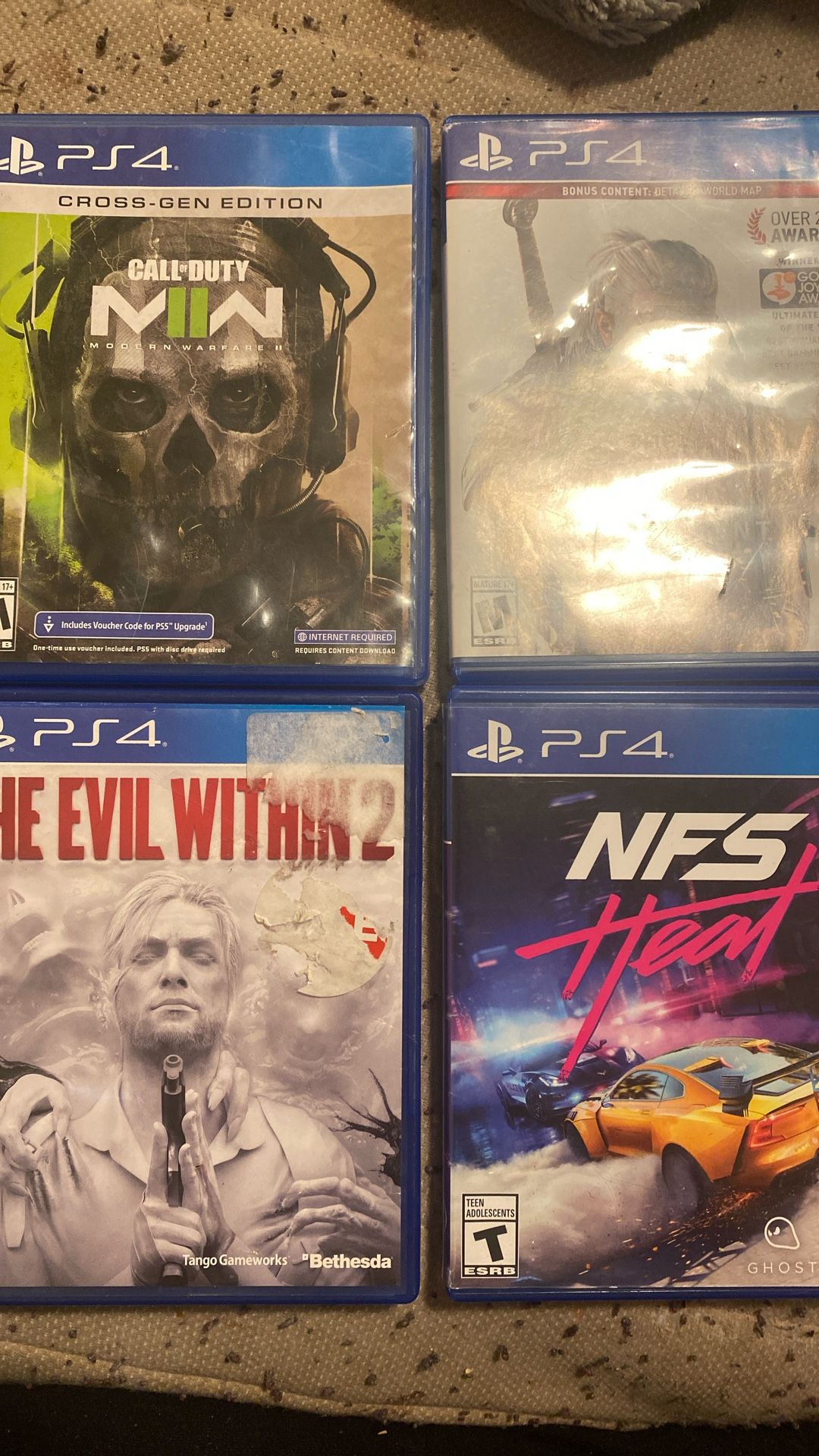 PS4 Games (Prices Negotiable)