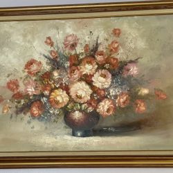 Huge T Killey Oil Painting 