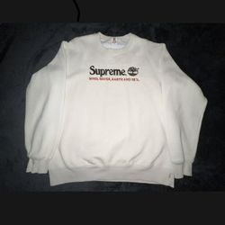 Supreme X Timberland Crewneck FITS SIZE LARGE used