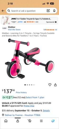 Toddler trike